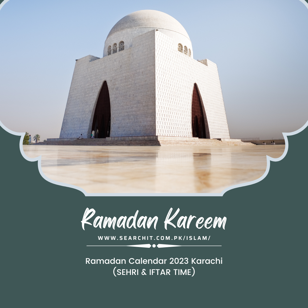 Ramadan Calendar 2023 Karachi