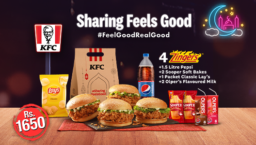 KFC Special Ramadan Deal in Pakistan 2023 - MENU